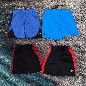 Under Armour and Nike Kids Shorts Set - Blue and Black
